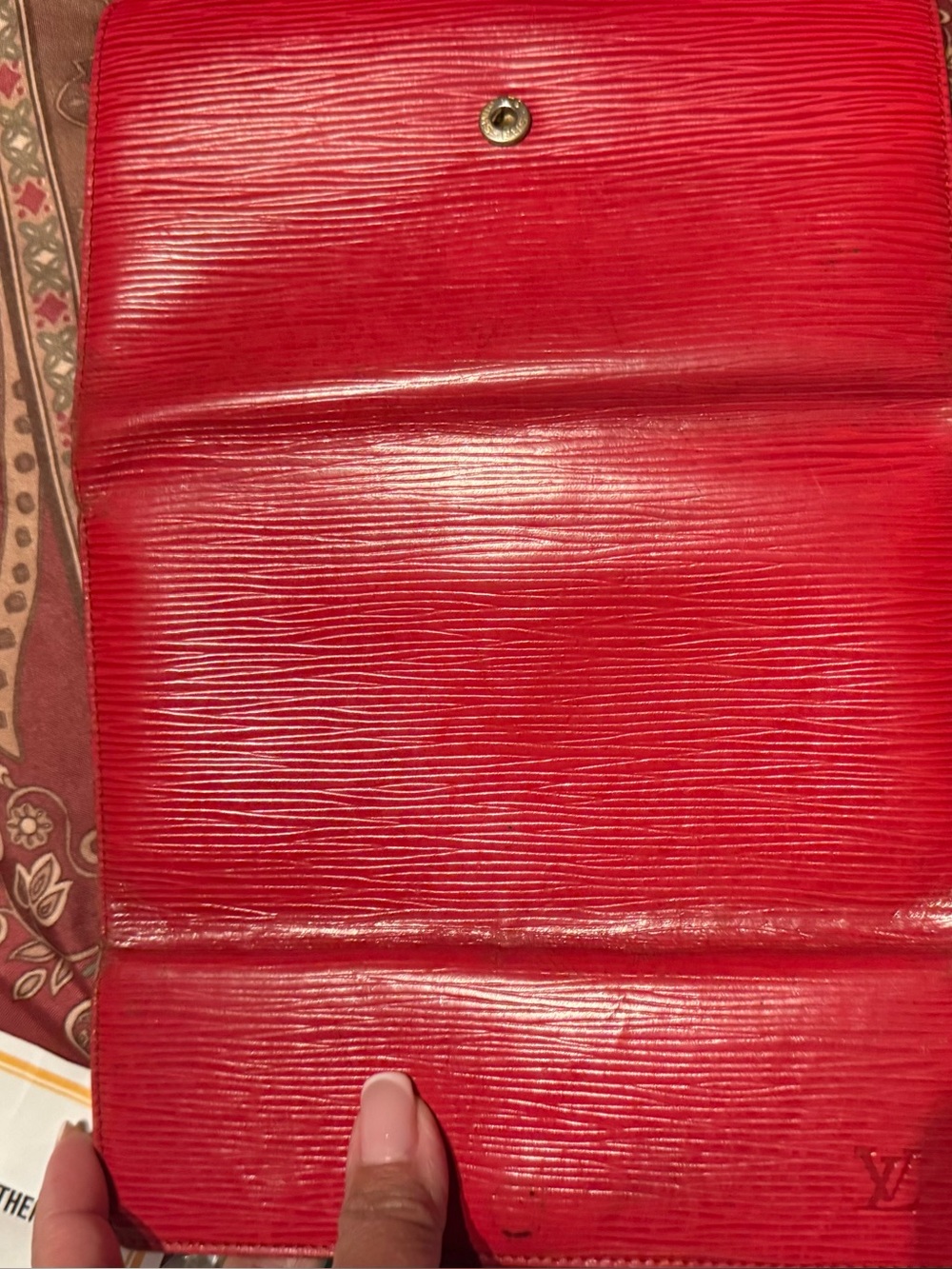 Louis Vuitton Red Epi Leather Long Wallet❤️ - Picture 3 of 4